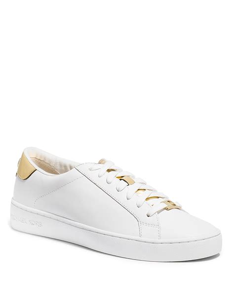 michael kors irving lace up sneakers|michael kors irving leather.